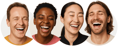 Personas sonriendo